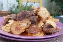 Ragoût de Boeuf aux beignets de choux-fleurs Ragoût de Boeuf aux beignets de choux-fleurs