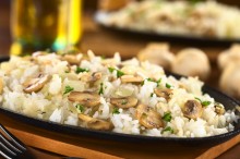 Risotto aux champignons et à l’oignon Risotto aux champignons et à l’oignon