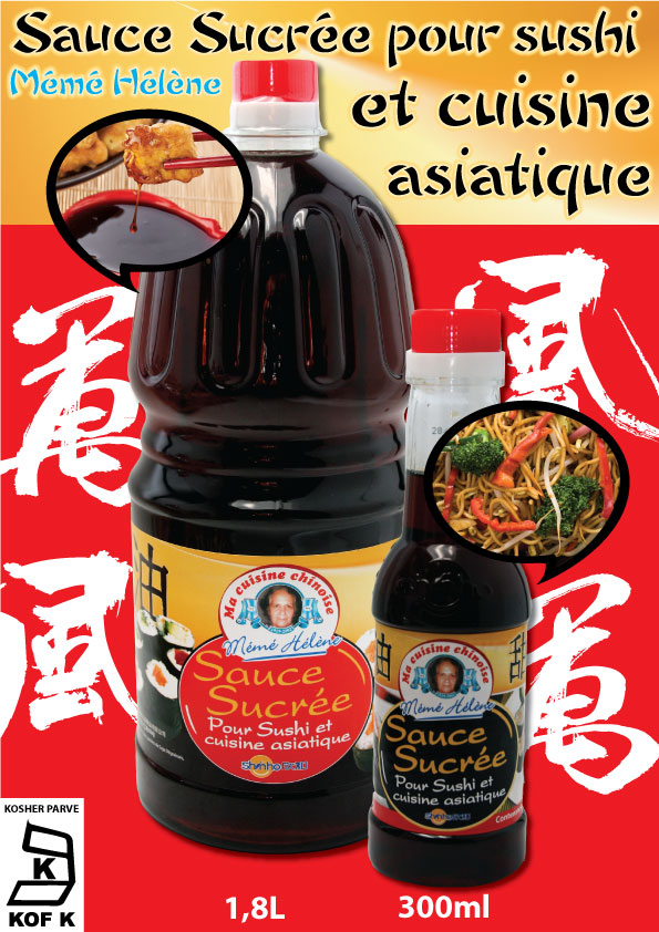 La sauce sucrée pour sushi et cuisine asiatique par Mémé Hélène
